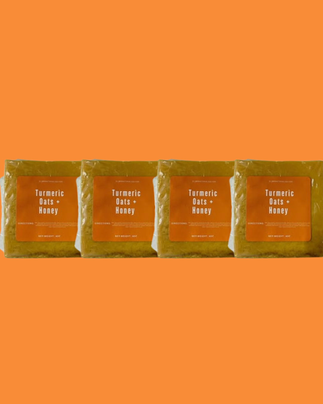 Turmeric Oats and Honey Eraser bar ( 4 BAR BOXES)